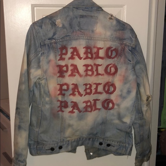 levi's customized jean jacket